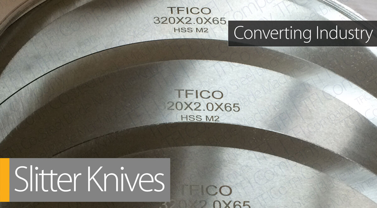 Slitter knives for converting knives, tfico , 