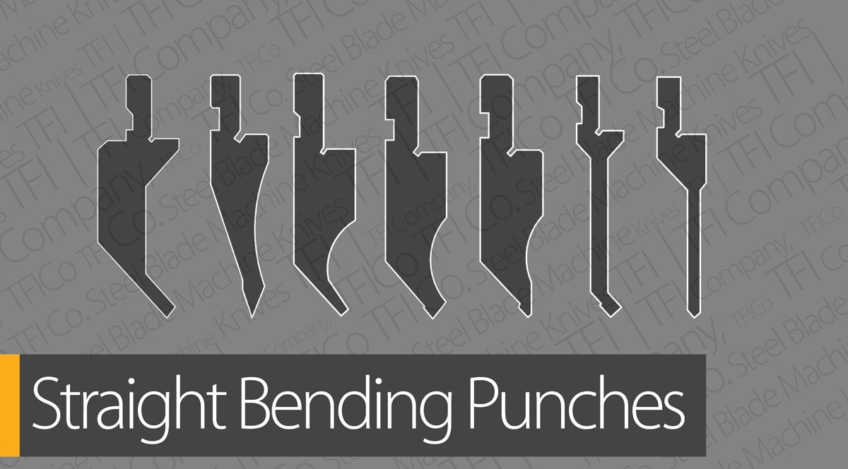 Straight punch TFICO Steel blades bending tools press brake uae dubai qatar saudi