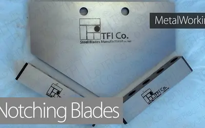 Notching- steel blades machine - knives tfico metal fab metalform 